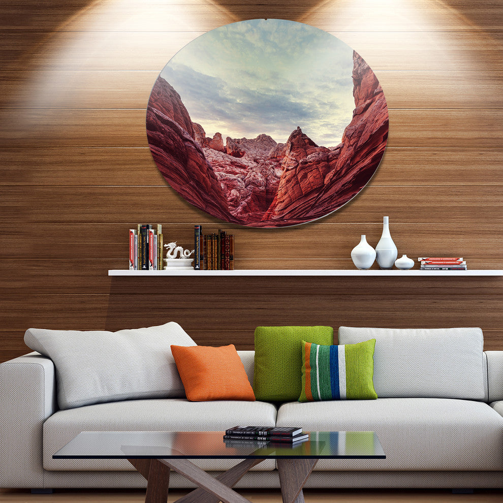 Vermillion Cliffs National Monument Park, Landscape Circle Artwork, 23"