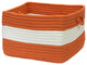 Rope Walk, Rust Utility Basket, 14"X10"