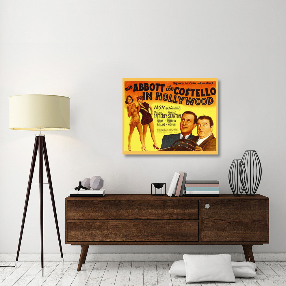 "Abbott & Costello - In Hollywood" Canvas by Hollywood Photo Archive, 40x32"