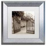 Alan Blaustein 'Avignon I' Art, Silver Frame, White Mat, 11x11