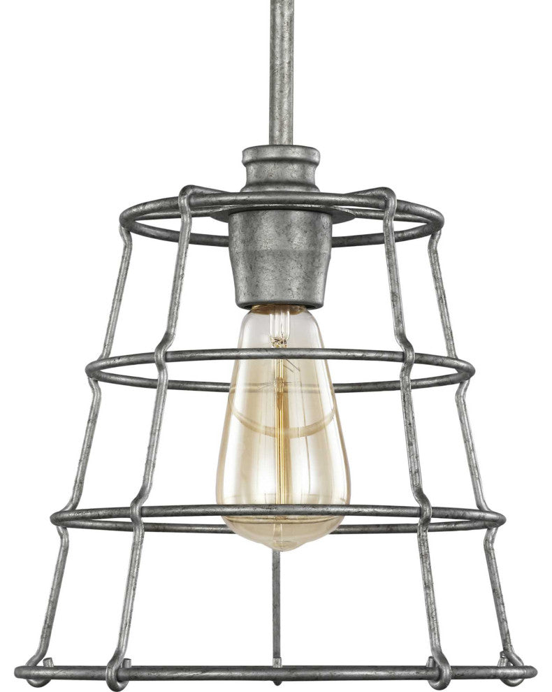 Progress Lighting P500281 Chambers 10"W Pendant - Galvanized Finish