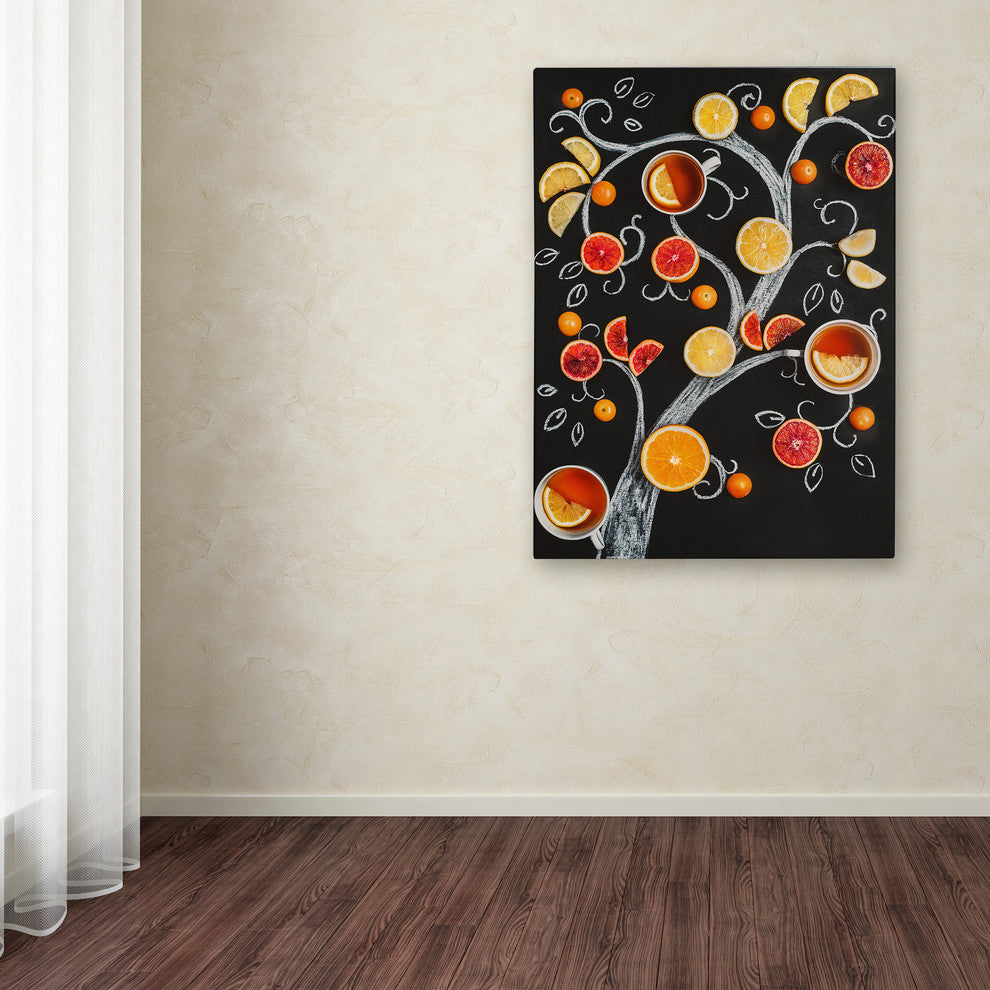 Dina Belenko 'Teatime Tree' Canvas Art, 24 x 18