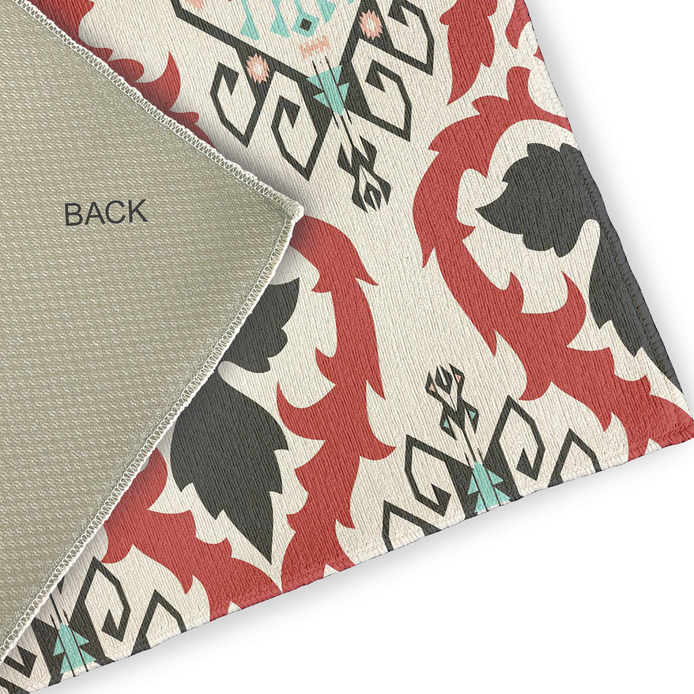 5' Round Bombay Spring Chenille Indoor/Outdoor Rug