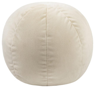 Boba Round Pillow, Cream, 14"