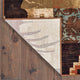 7??9??Rustic Brown Animal Lodge Area Rug