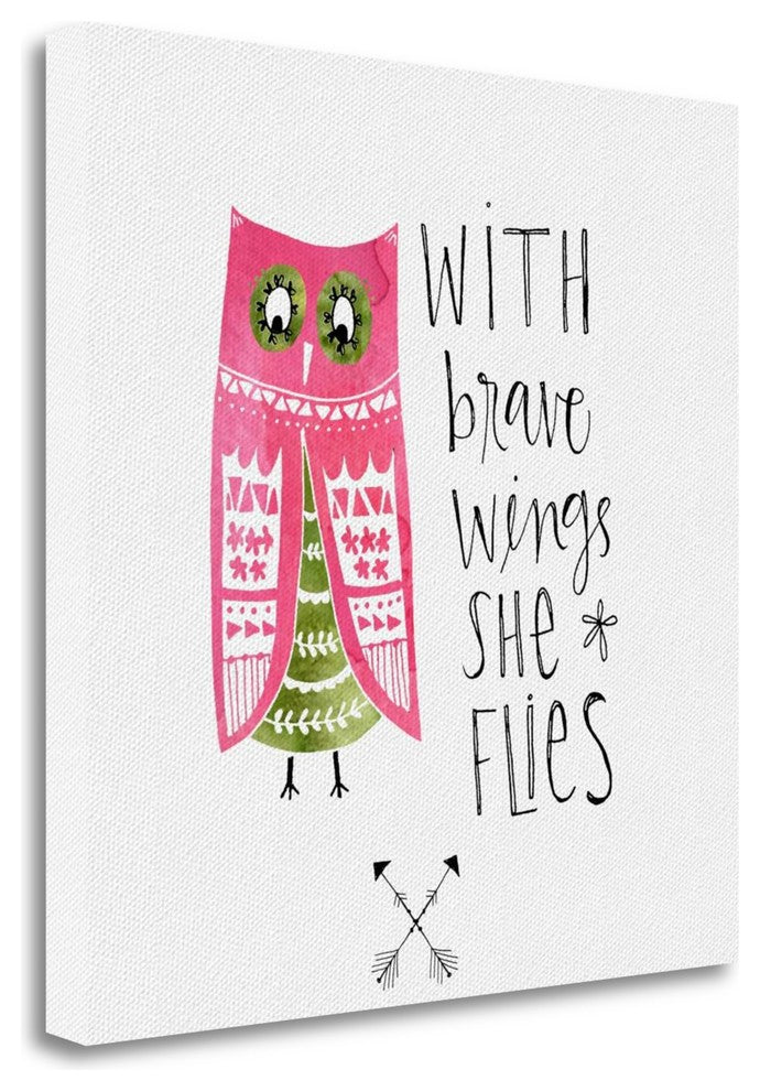 "Brave Wings" By Katie Doucette, Giclee Print on Gallery Wrap Canvas