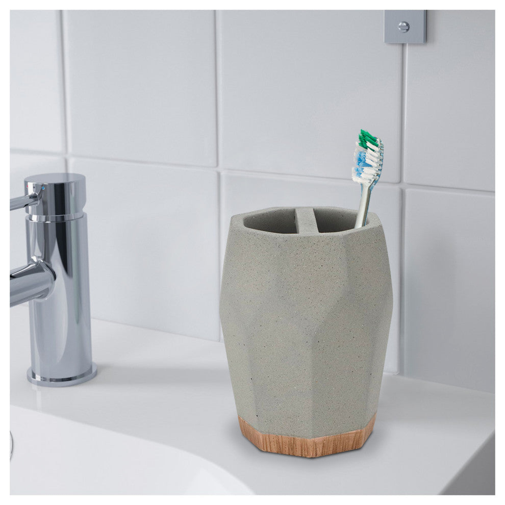 nu steel Cement Toothbrush Holder