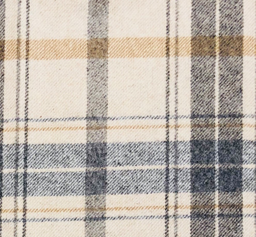 Plaid Rendezvous Luxury Throw Motif Pillow, 12"x25"