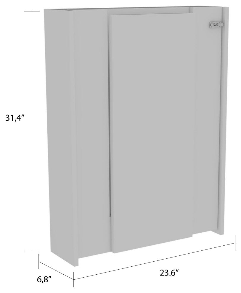 DEPOT E-SHOP Toscana Foldable Table, White