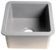 ALFI brand ABF1818S-GM Gray Matte Undermount / Drop In Fireclay Prep Sink