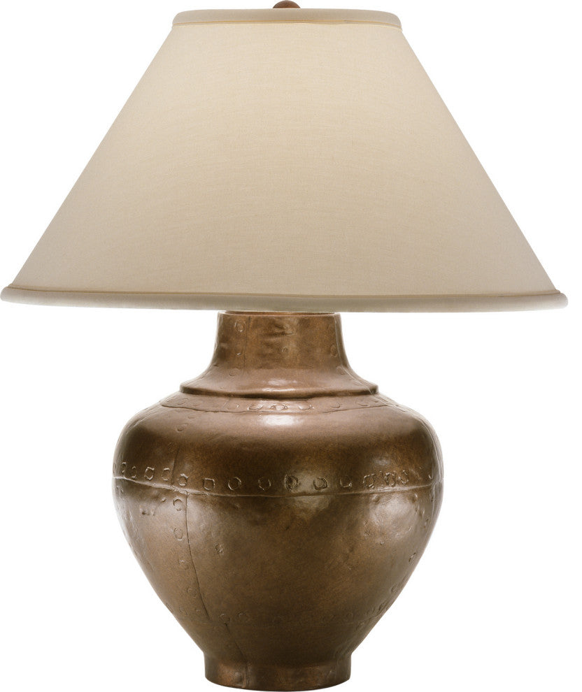 Robert Abbey RA-9938COP 1-Light Table Lamp, Foundry