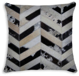 Torino Chevron Pillow, Tricolor, 18"x18"