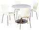 5-Piece Pisa Dining Set, White