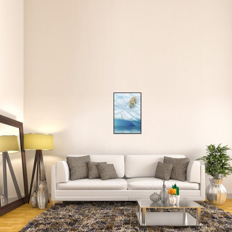 "Vertigo" Framed Canvas Giclee by Joan Gil Raga, 21x31"