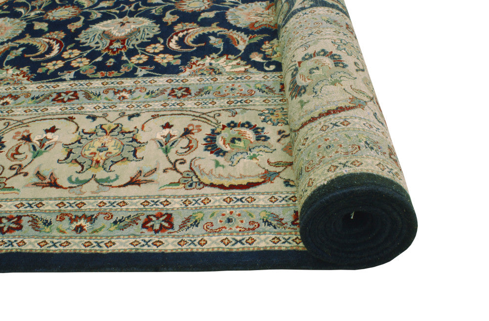 Pak-Persian Deyanira Navy/Gray Rug, 9'0x12'3