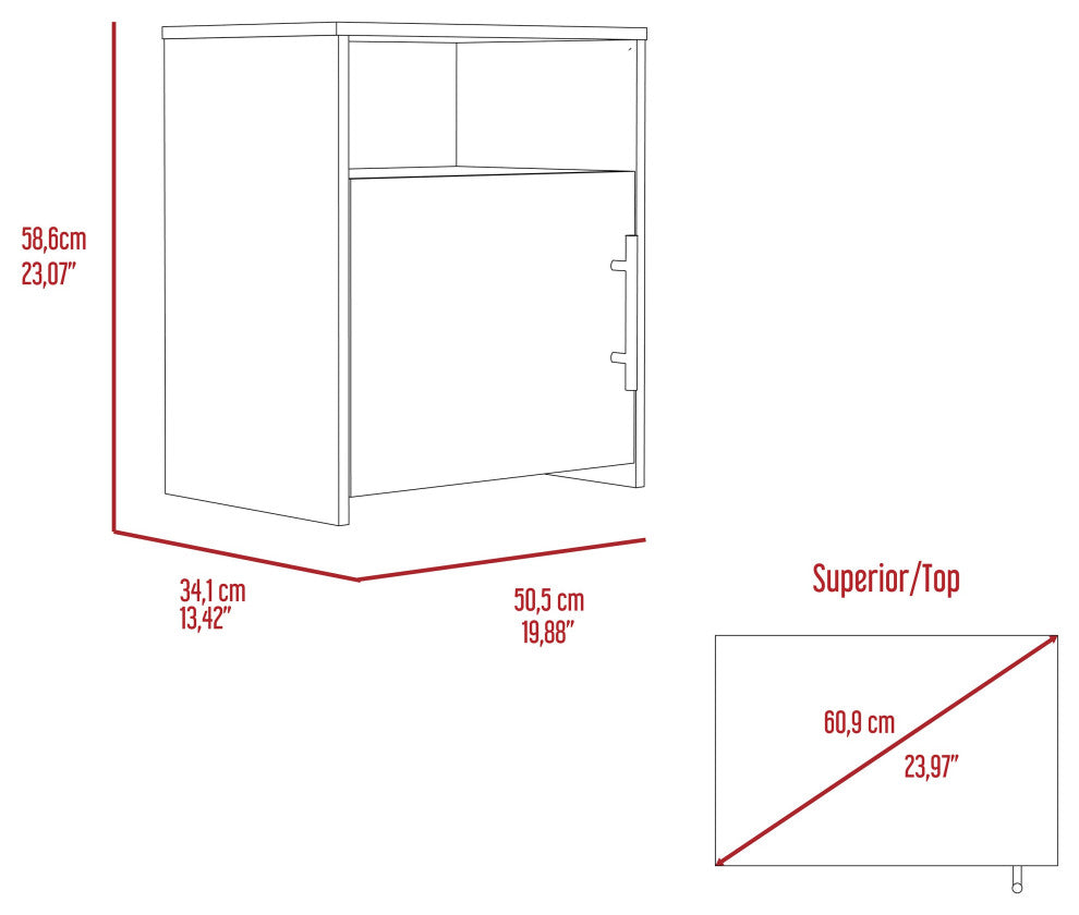 DEPOT E-SHOP Solon 3 Piece Bedroom Set, Drawer Dresser and 2 Nightstands