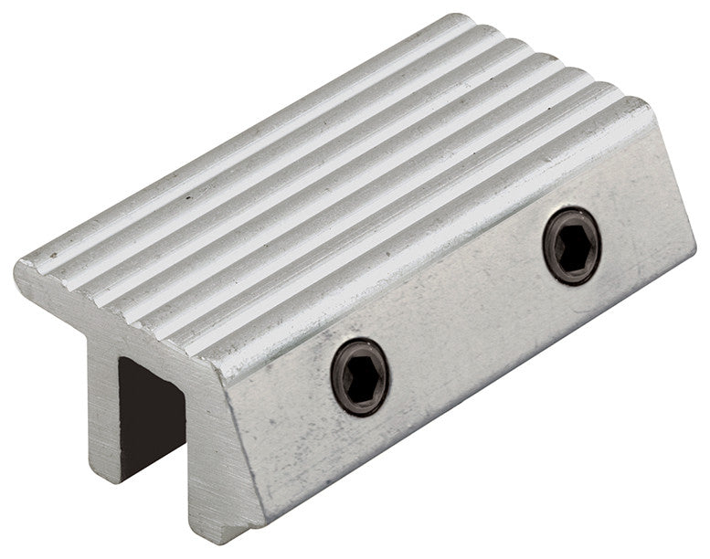 Tamper-Resistant Patio Door Lock in Extruded Aluminum with Hex Screw, 2Pack