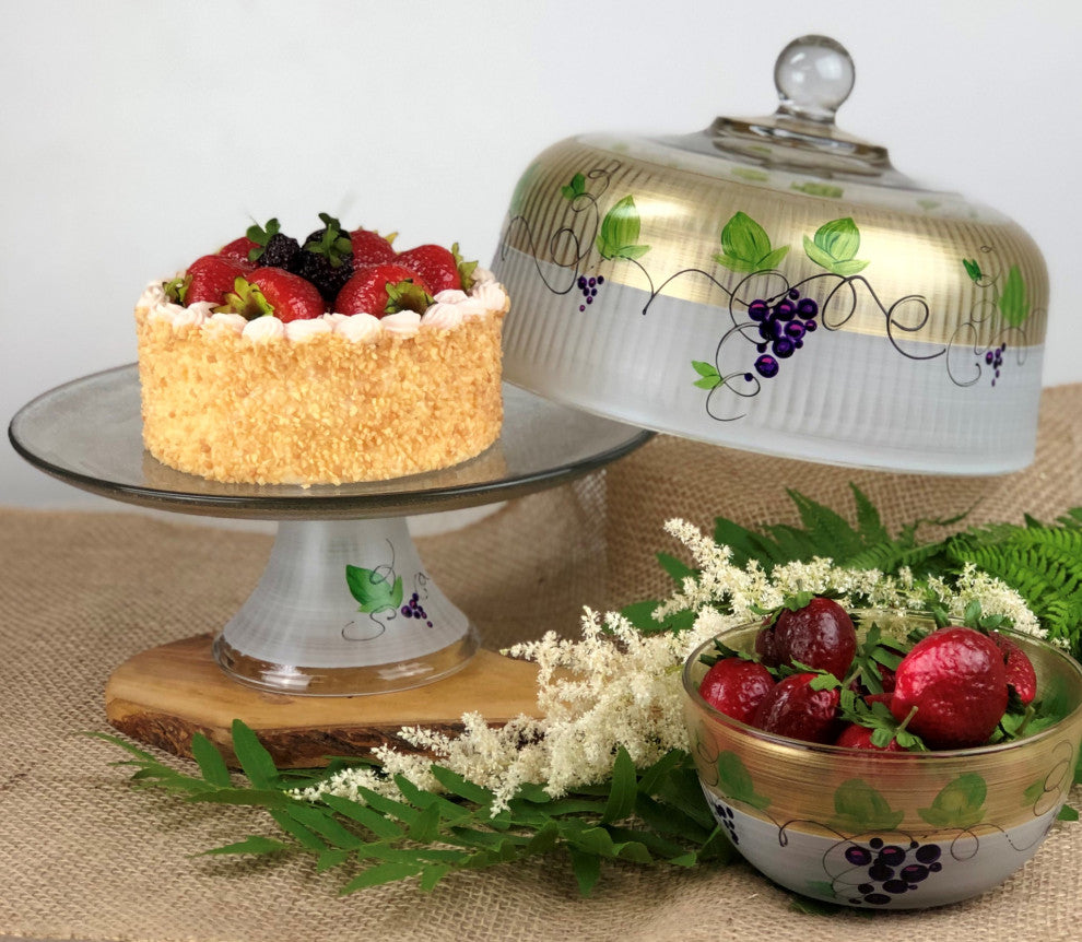 Grapes 'n Vines Cake Dome