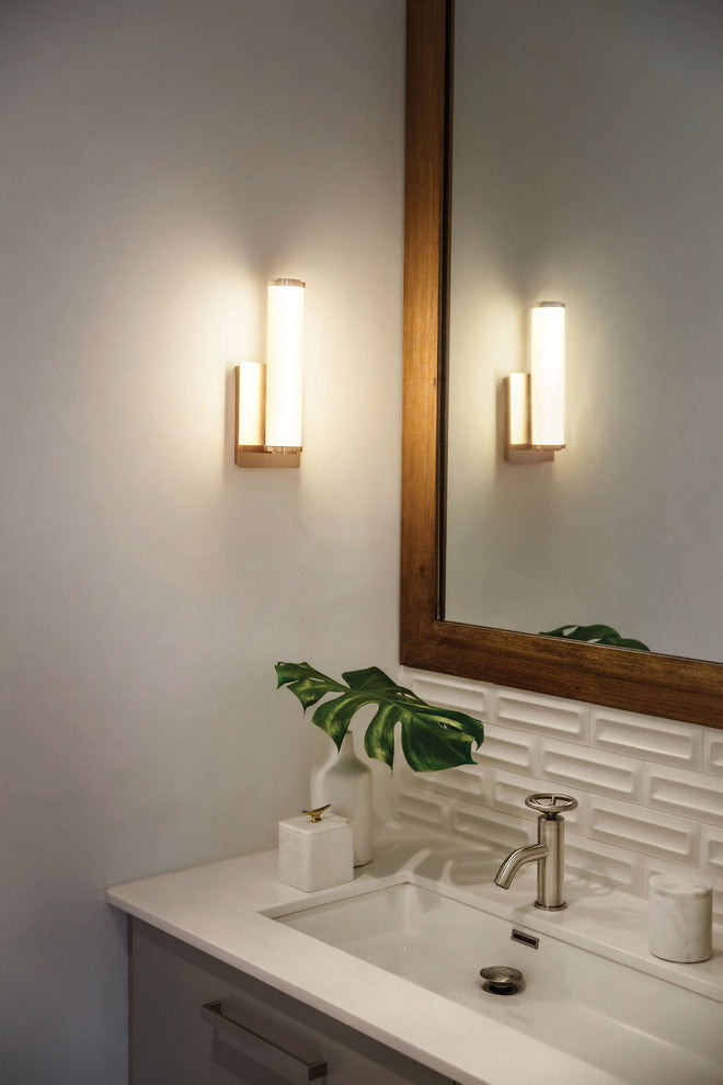 Hinkley Simi Medium Led Sconce, Brushed Nickel