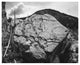 "Boulder, Hill, Rocks at Silver Gate, Yellowstone, 1941-1942" Paper Art, 24"x20"
