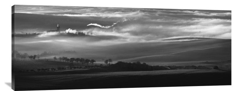 "How The Mists Arise" Stretched Canvas Giclee by Peter Svoboda, 40x16"
