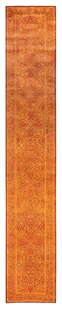 Mogul, One-of-a-Kind Hand-Knotted Area Rug Orange, 2'6"x15'10"