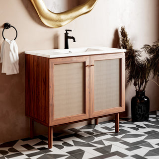 Classe Bathroom Vanity, Oak, 36"