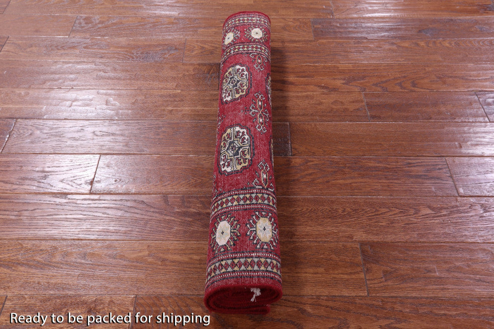 Handmade Silky Bokhara Wool Rug 3' 0" X 5' 0" - Q13763