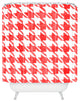 Deny Designs Social Proper Candy Houndstooth Shower Curtain