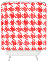 Deny Designs Social Proper Candy Houndstooth Shower Curtain