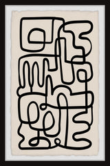 "Critical Guide" Framed Painting Print, 24x36