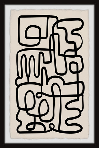 "Critical Guide" Framed Painting Print, 24x36