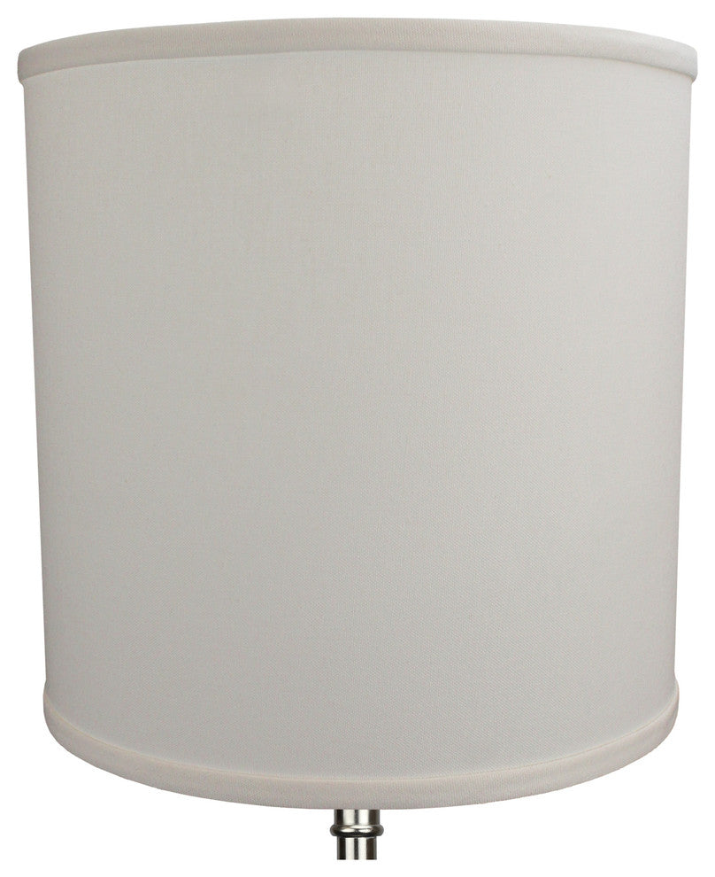 FenchelShades Drum Lampshade 12"x12"x12", Linen Cream