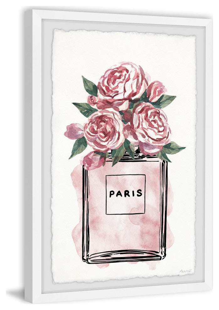 "Floral Perfume" Framed Painting Print, 8x12