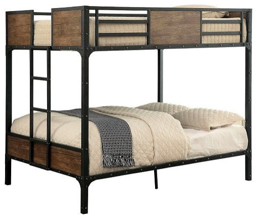 South Bank Metal Bunk Beds, Full Over Full