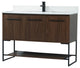 Elegant Decor Sloane Bathroom Vanity Walnut