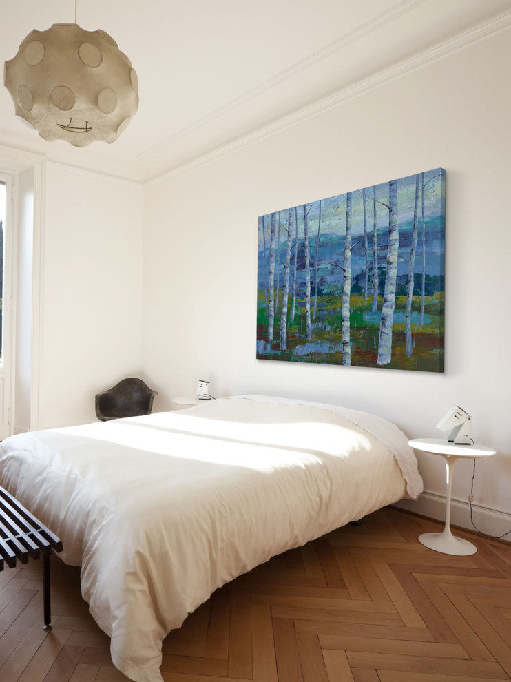 "Twilight Grove I" Painting Print on Wrapped Canvas by Julie Joy