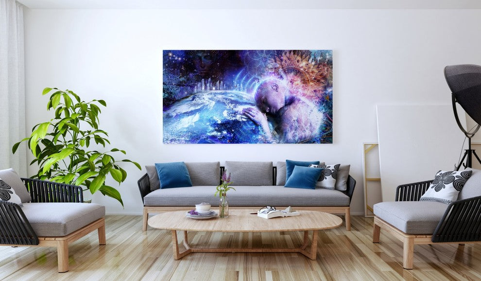 Epic Graffiti "A Prayer For The Earth" by Cameron Gray, Giclee Canvas, 30"x60"