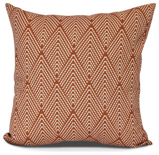 Lifeflor, Geometric Print Pillow, Orange, 20" x 20"