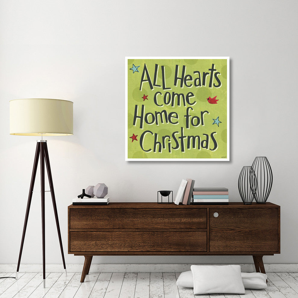 "Whimsy Winterland V" Digital Paper Print by Anne Tavoletti, 42"x42"