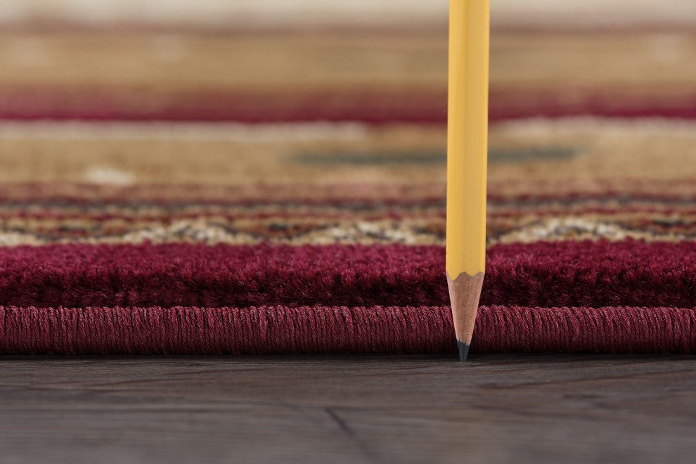 Black Bear Novelty Pattern Lodge Area Rug, Brown, 2'7'' X 7'3''