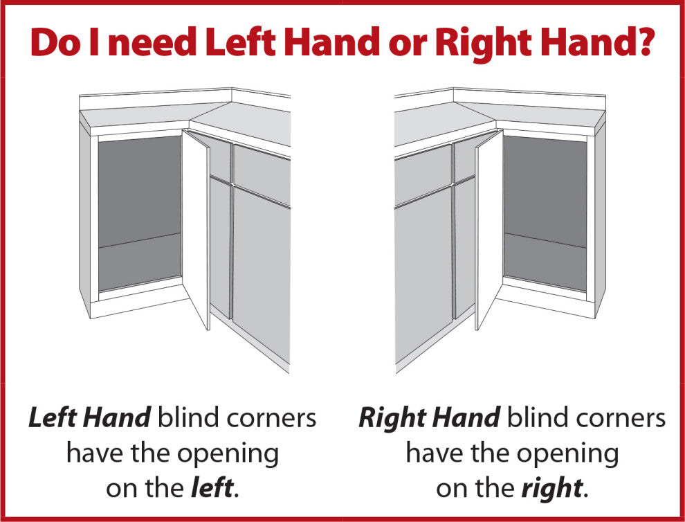 15" Blind Corner Swing Out, Right Handed Unit