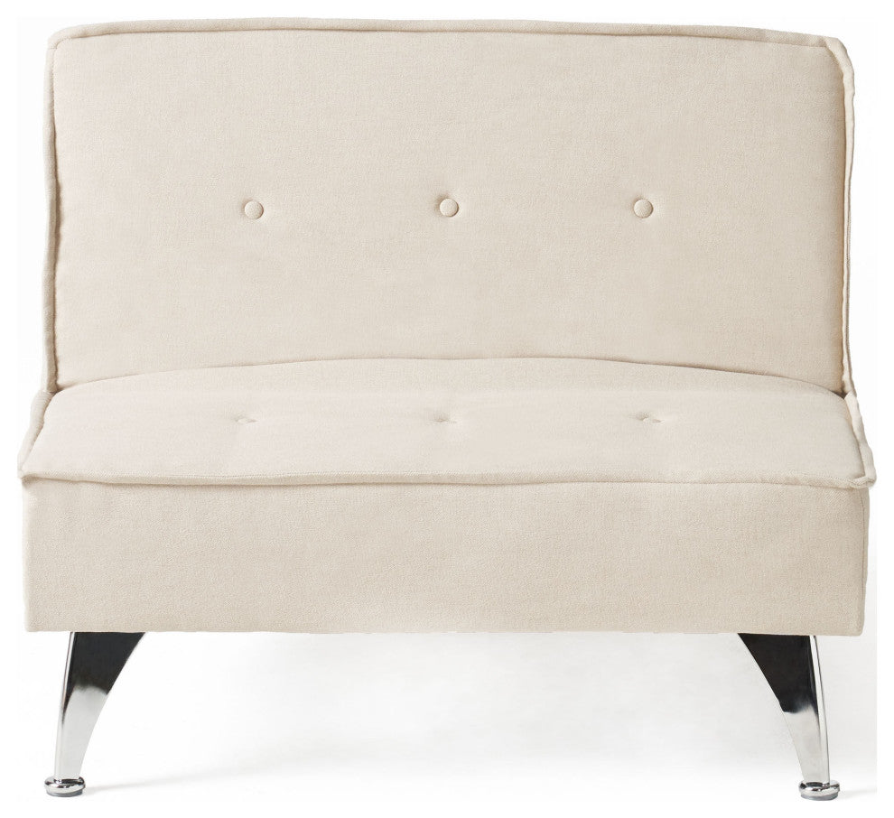 Gemma Modern Fabric Reclining Chair Ottoman