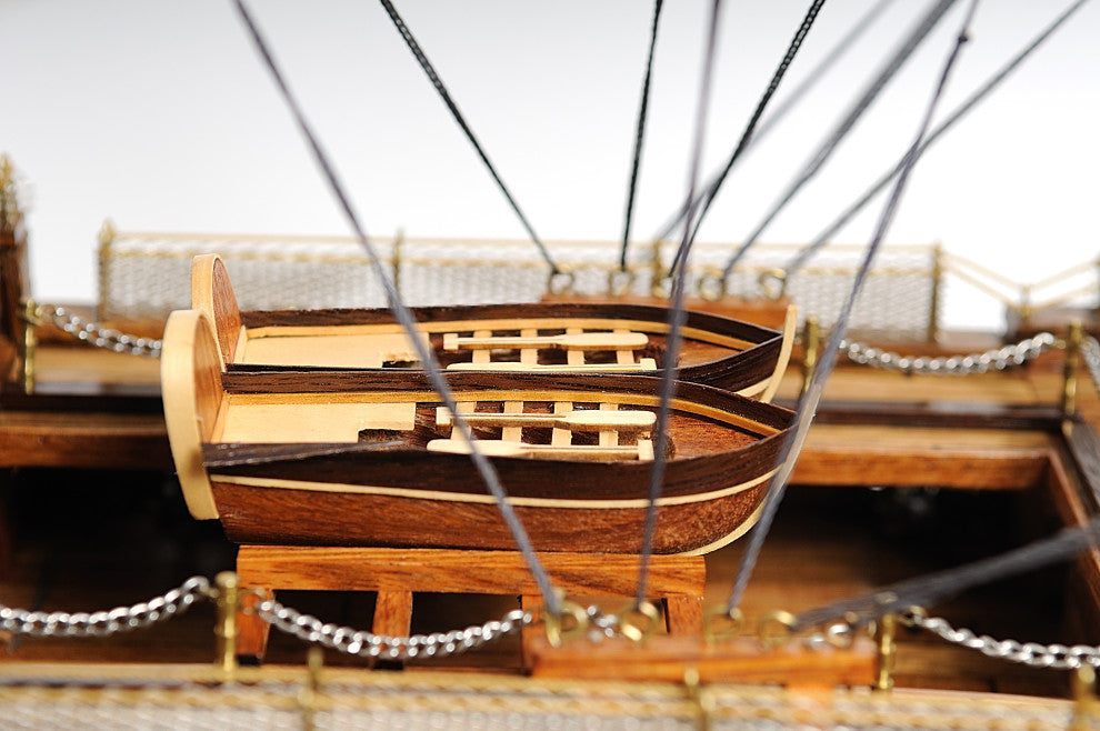 Hms Victory Midsize With Display Case Museum-quality Fully Assembled Model Ship