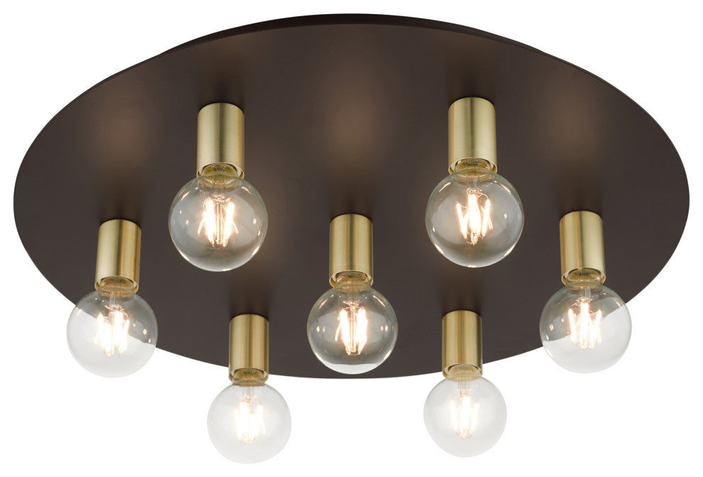 Bronze Transitional, Versatile, Modern, Urban, Minimal Flush Mount