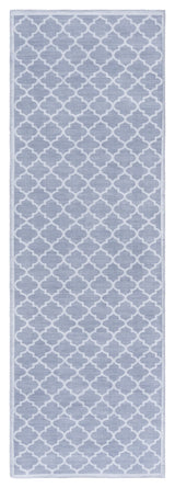 Safavieh Arizona Machine-Washable Collection ARZ172 Rug, Grey/Ivory, 2'6"x8'