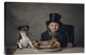"The Dinner" Stretched Canvas Giclee by Monika Vanhercke, 24"x16"