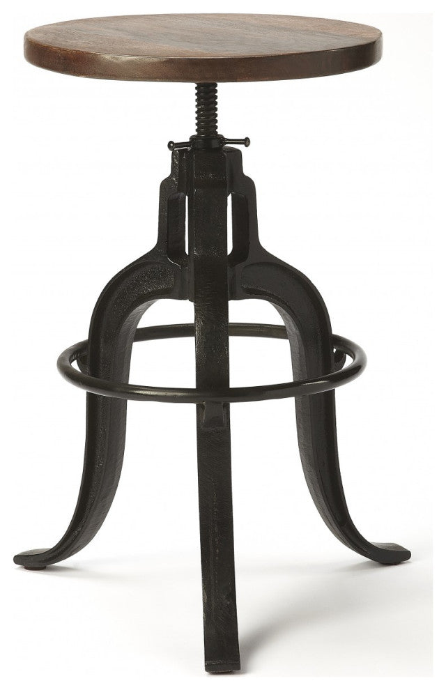 Iron Revolving Bar Stool