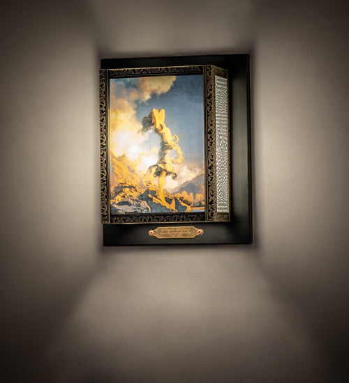 8 Wide Maxfield Parrish Ecstacy Wall Sconce