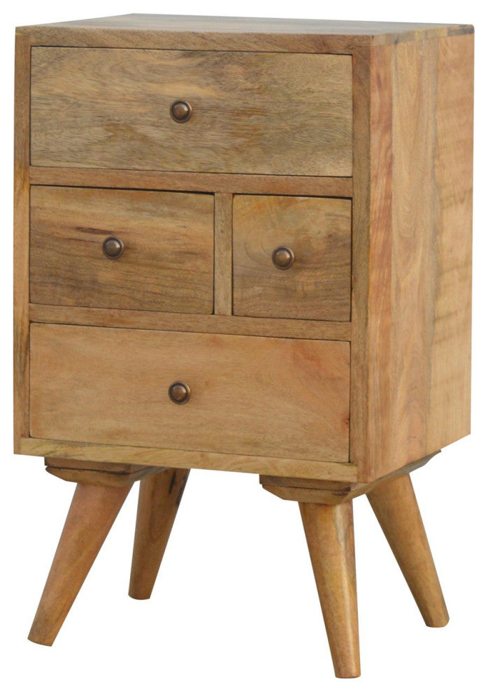 Nordic Style 4 Drawer Multi Nightstand